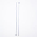 Single Pointed Aluminium Knitting Needle 6.5mm X 35cm 2pcs Blister