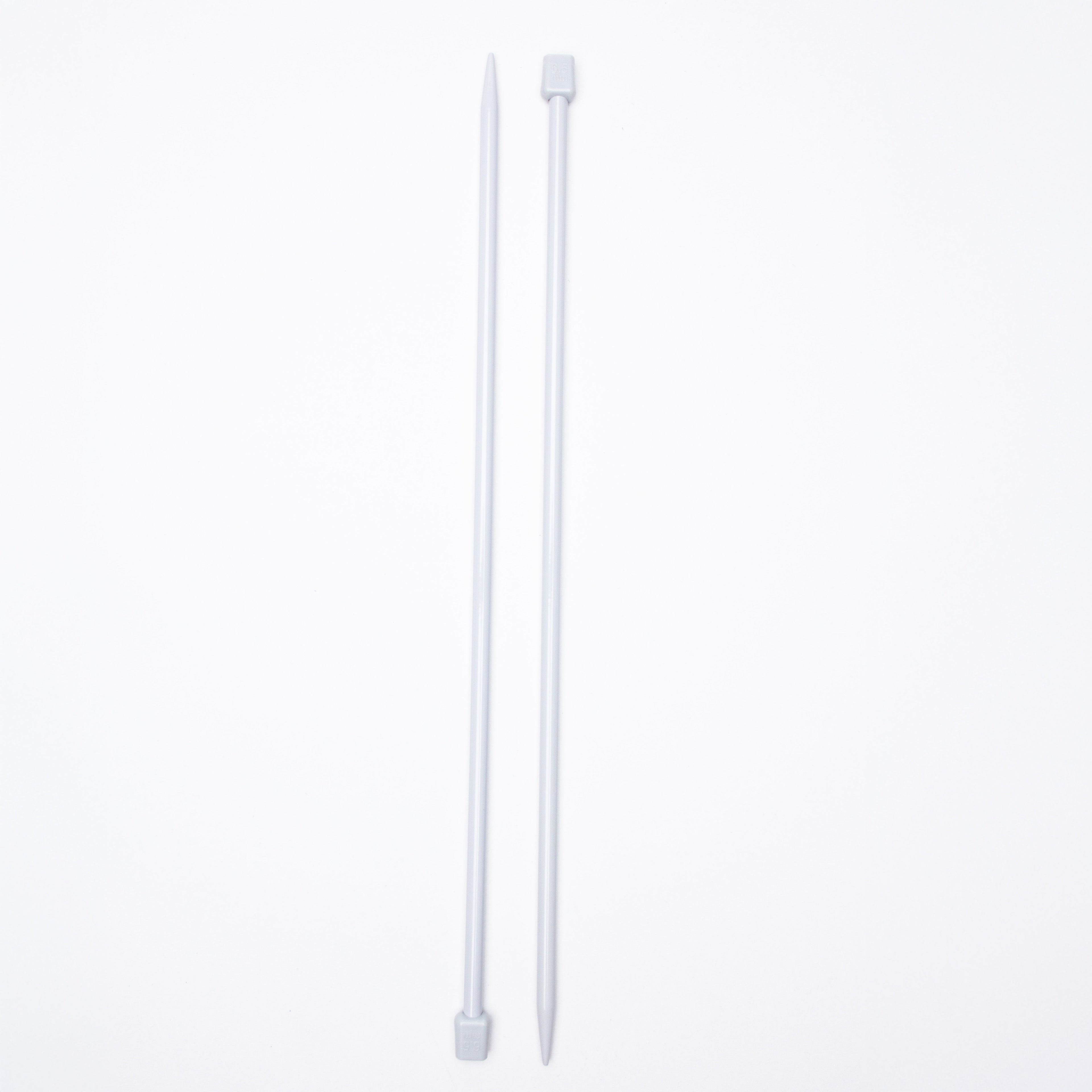 Single Pointed Aluminium Knitting Needle 6.5mm X 35cm 2pcs Blister