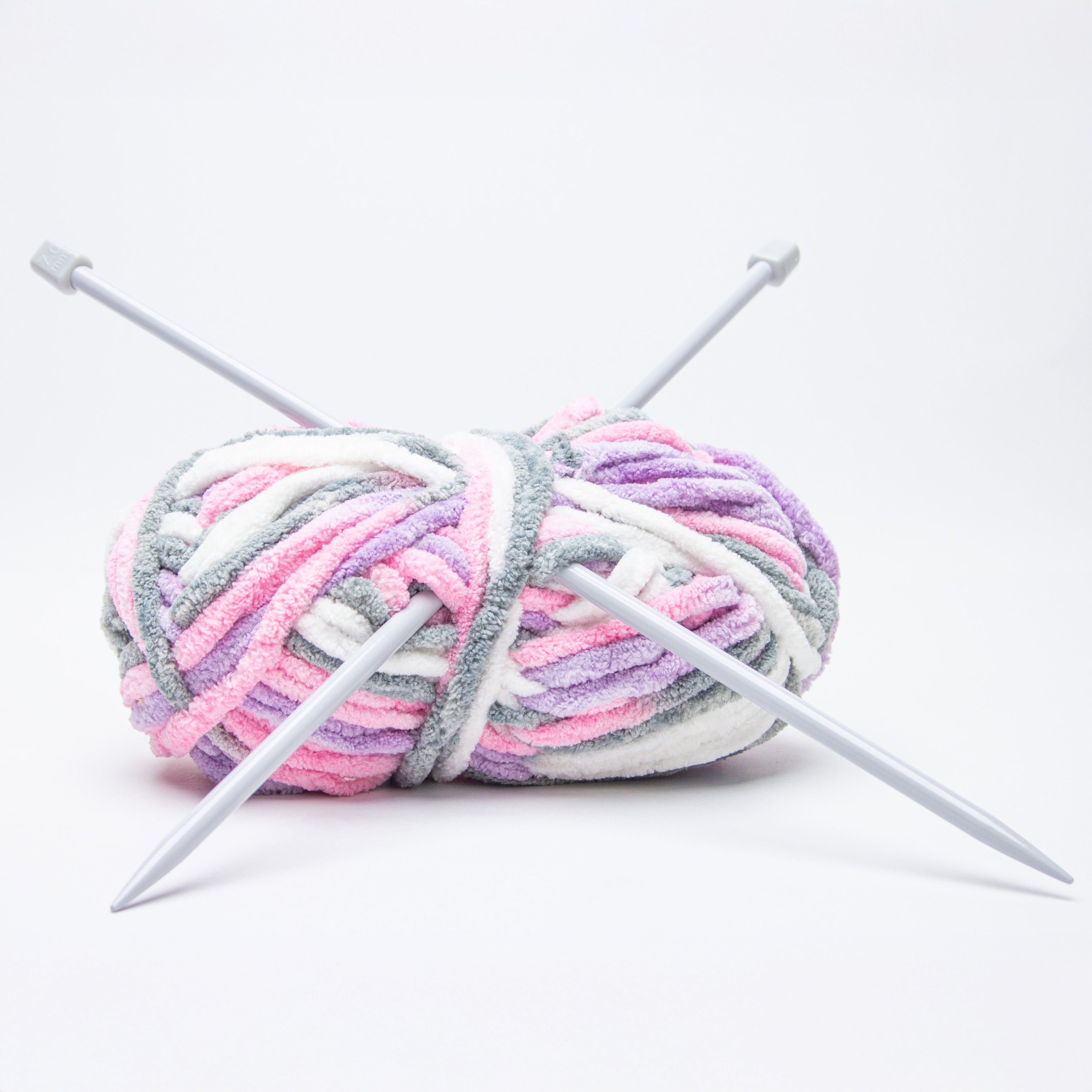 Single Pointed Aluminium Knitting Needle 7mm X 35cm 2pc Blister