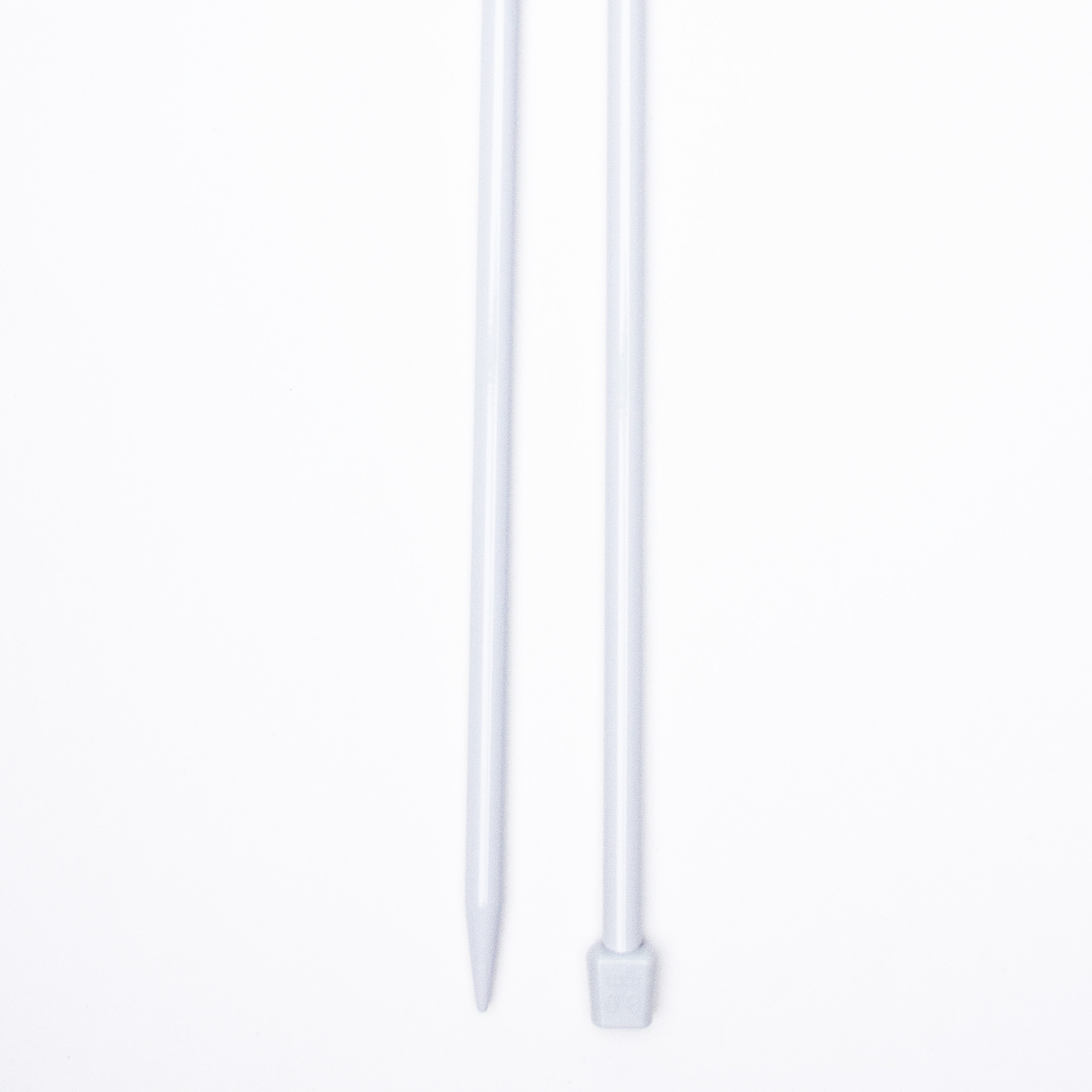 Single Pointed Aluminium Knitting Needle 8mm X 35cm 2pc Blister
