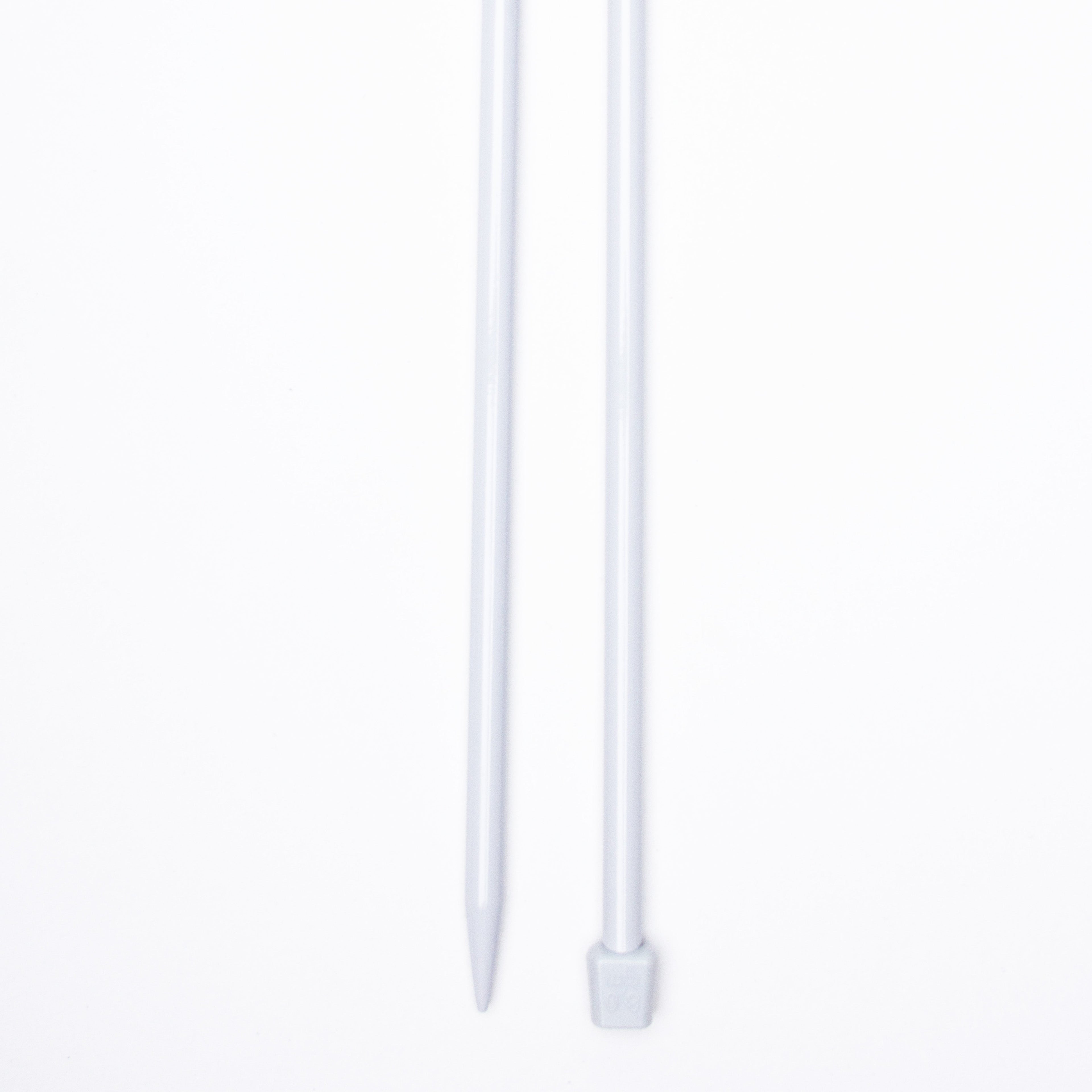 Single Pointed Aluminium Knitting Needle 8mm X 35cm 2pc Blister