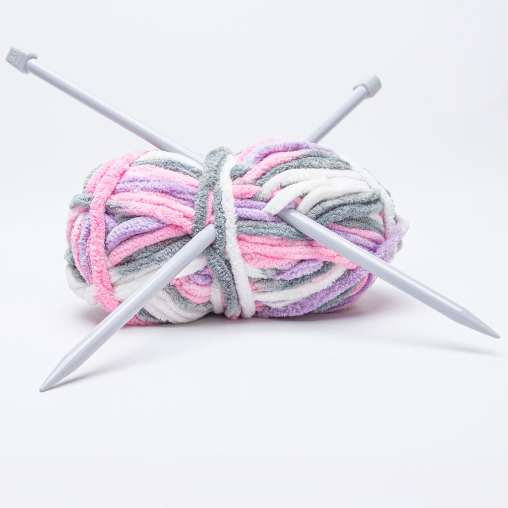 Single Pointed Aluminium Knitting Needle 9mm X 35cm 2pc Blister