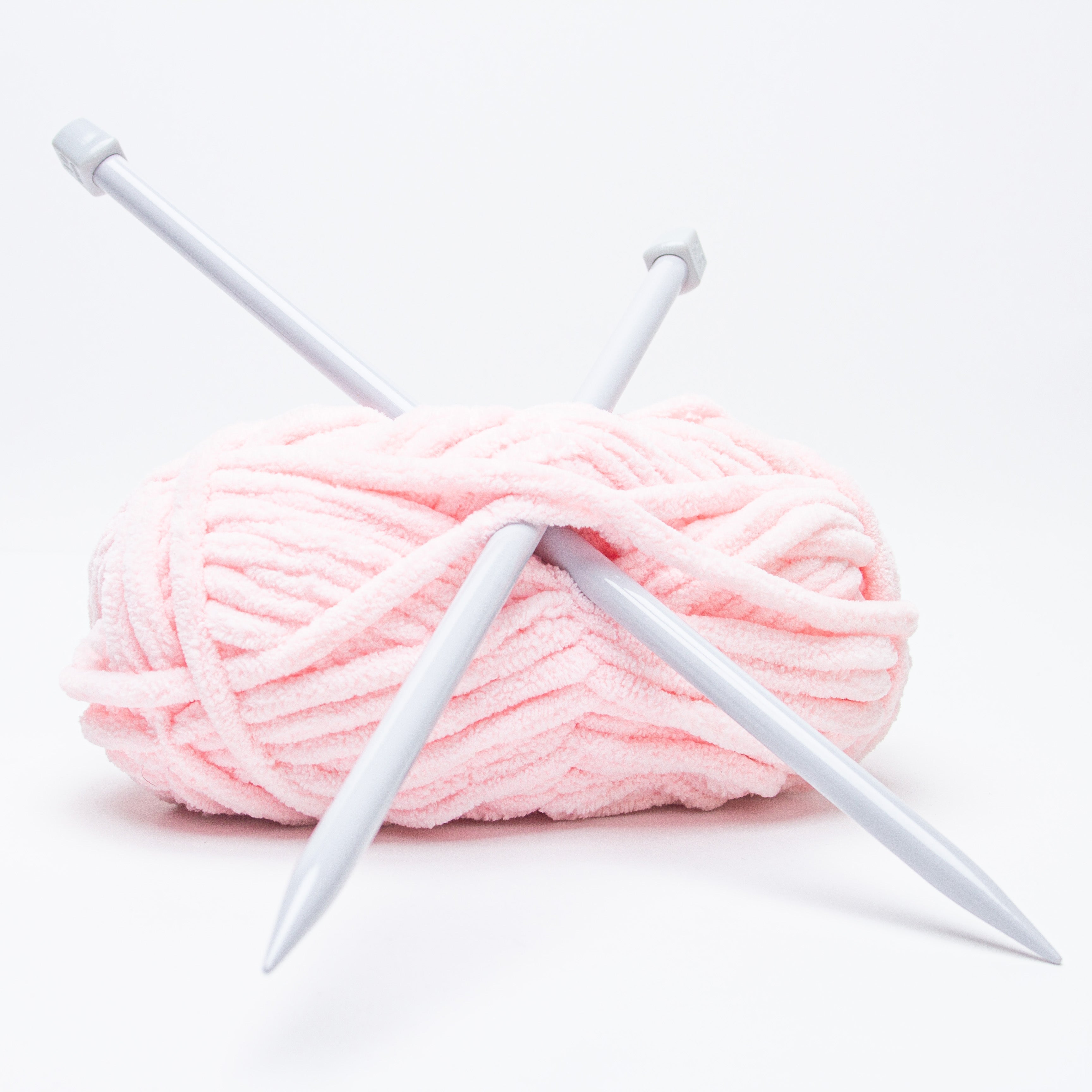 Single Pointed Aluminium Knitting Needle 10mm X 35cm 2pc Blister