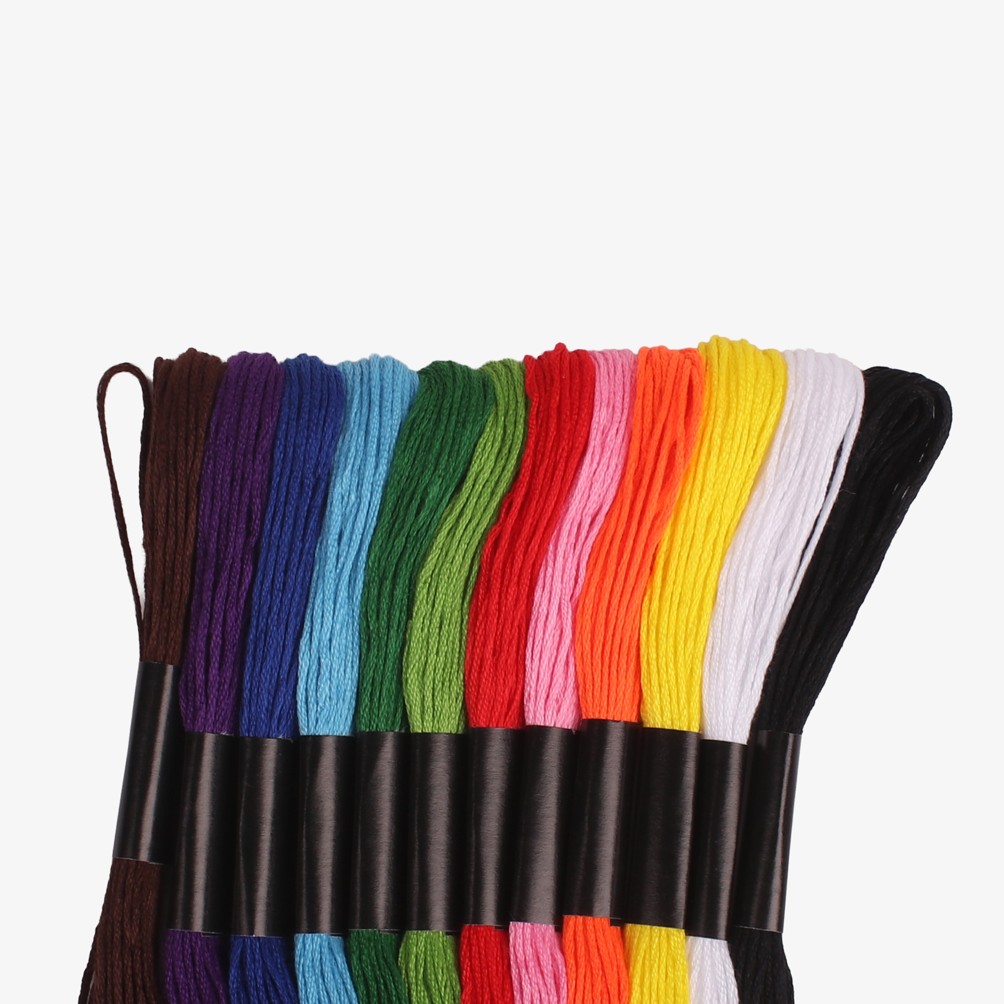 Cotton Embroidery Skein Vibrant 12pc Blister