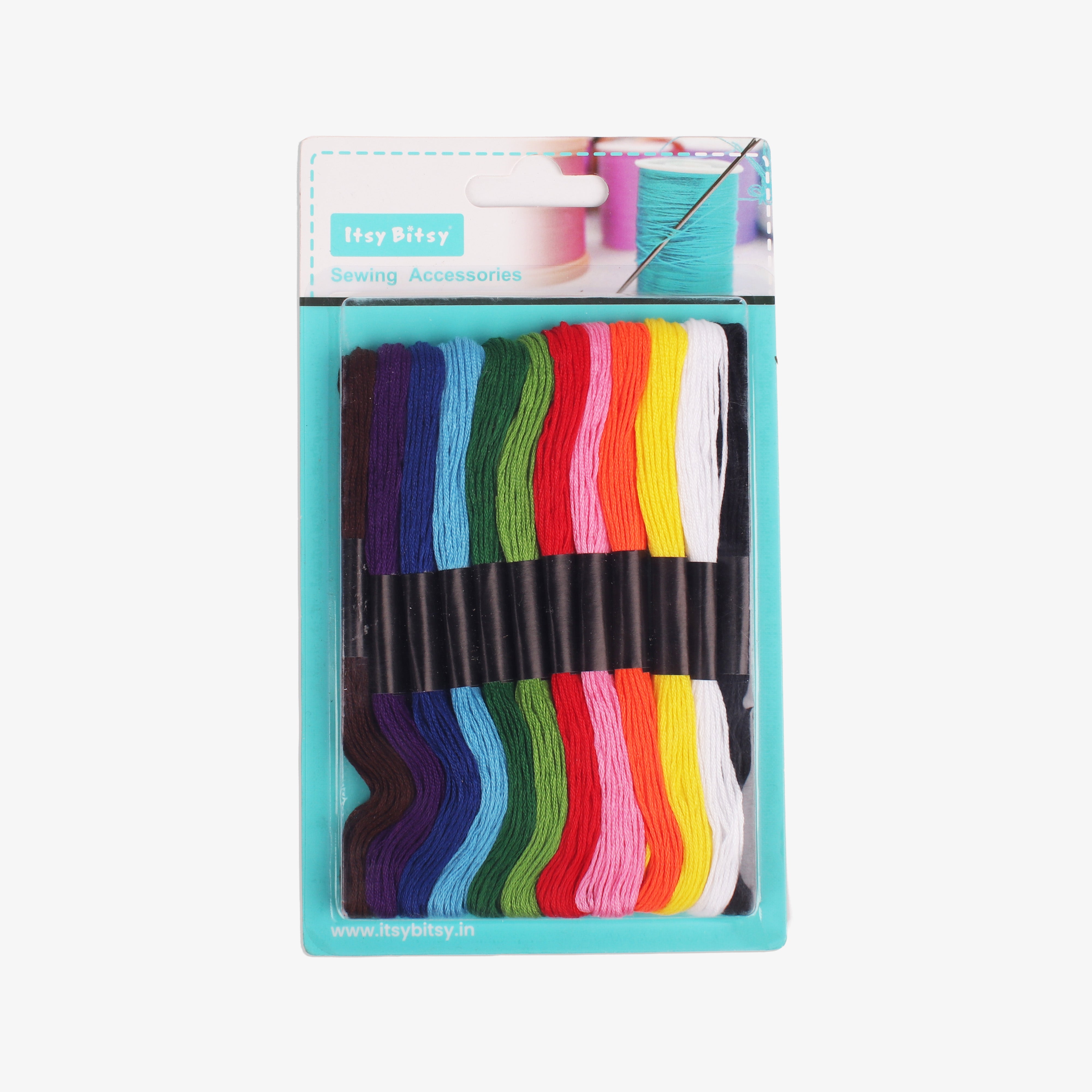 Cotton Embroidery Skein Vibrant 12pc Blister