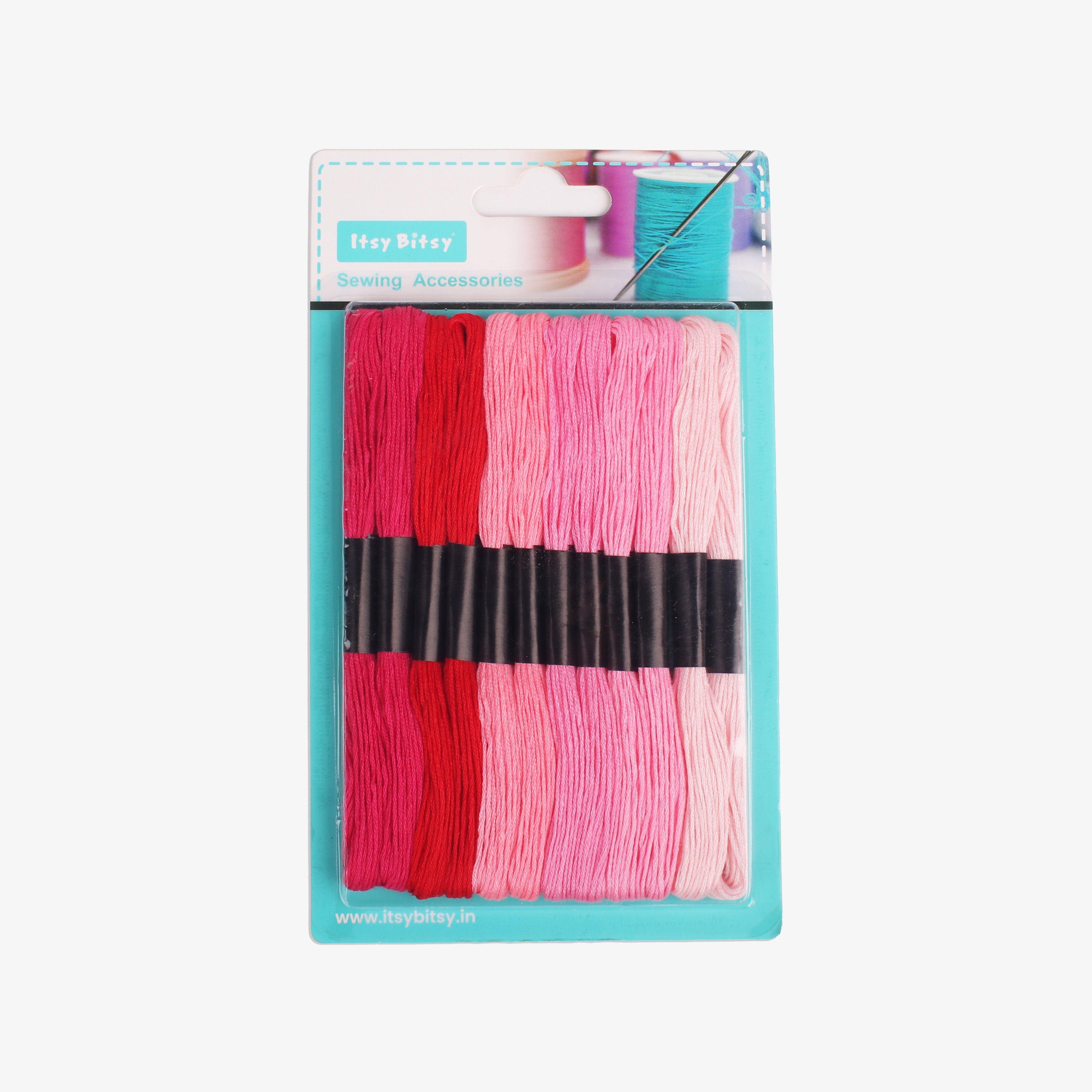 Cotton Embroidery Skein Sweet Rose 12pc Blister