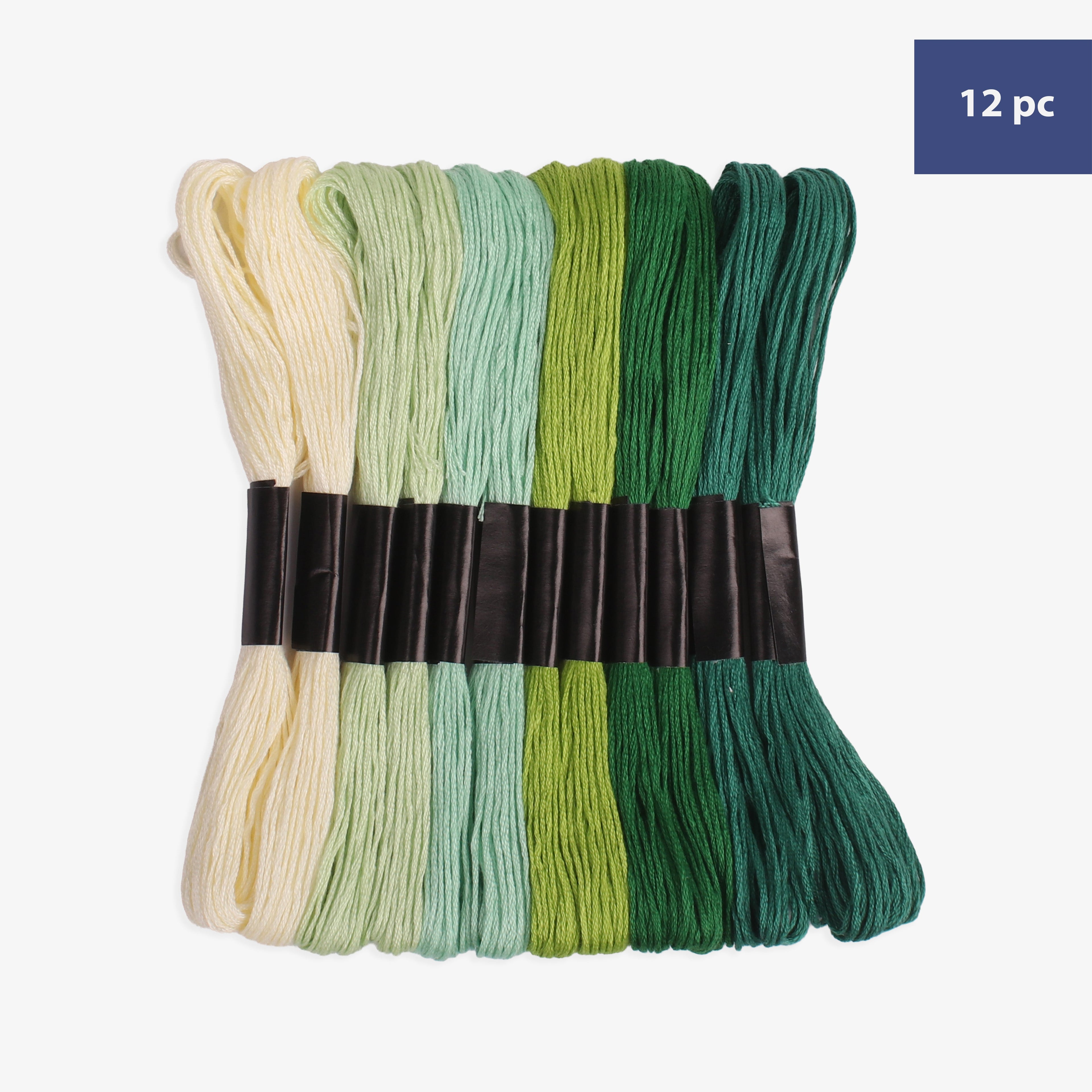 Cotton Embroidery Skein Spring Forest 12pc Blister
