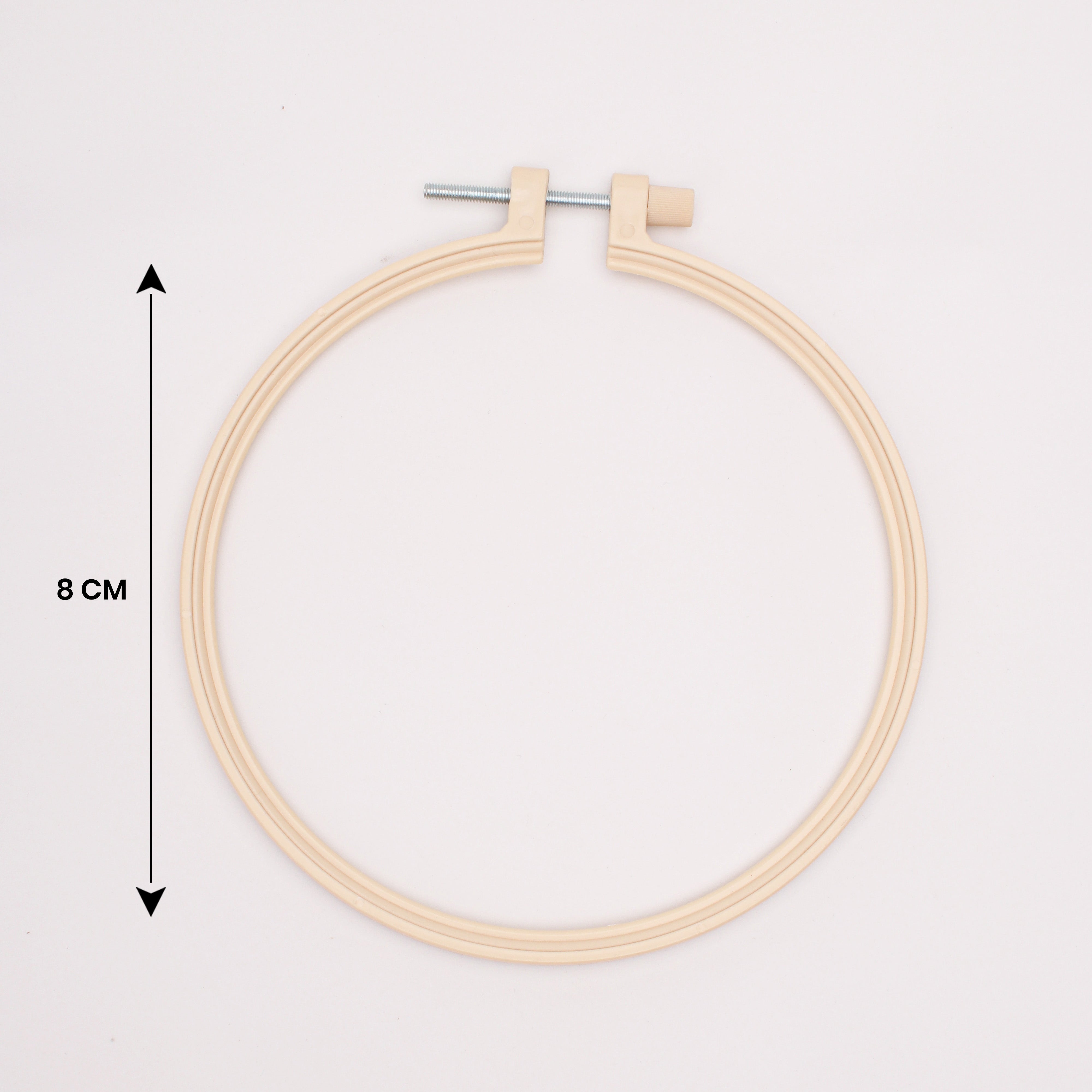 Plastic Embroidery Hoop Round 8cm 1pc