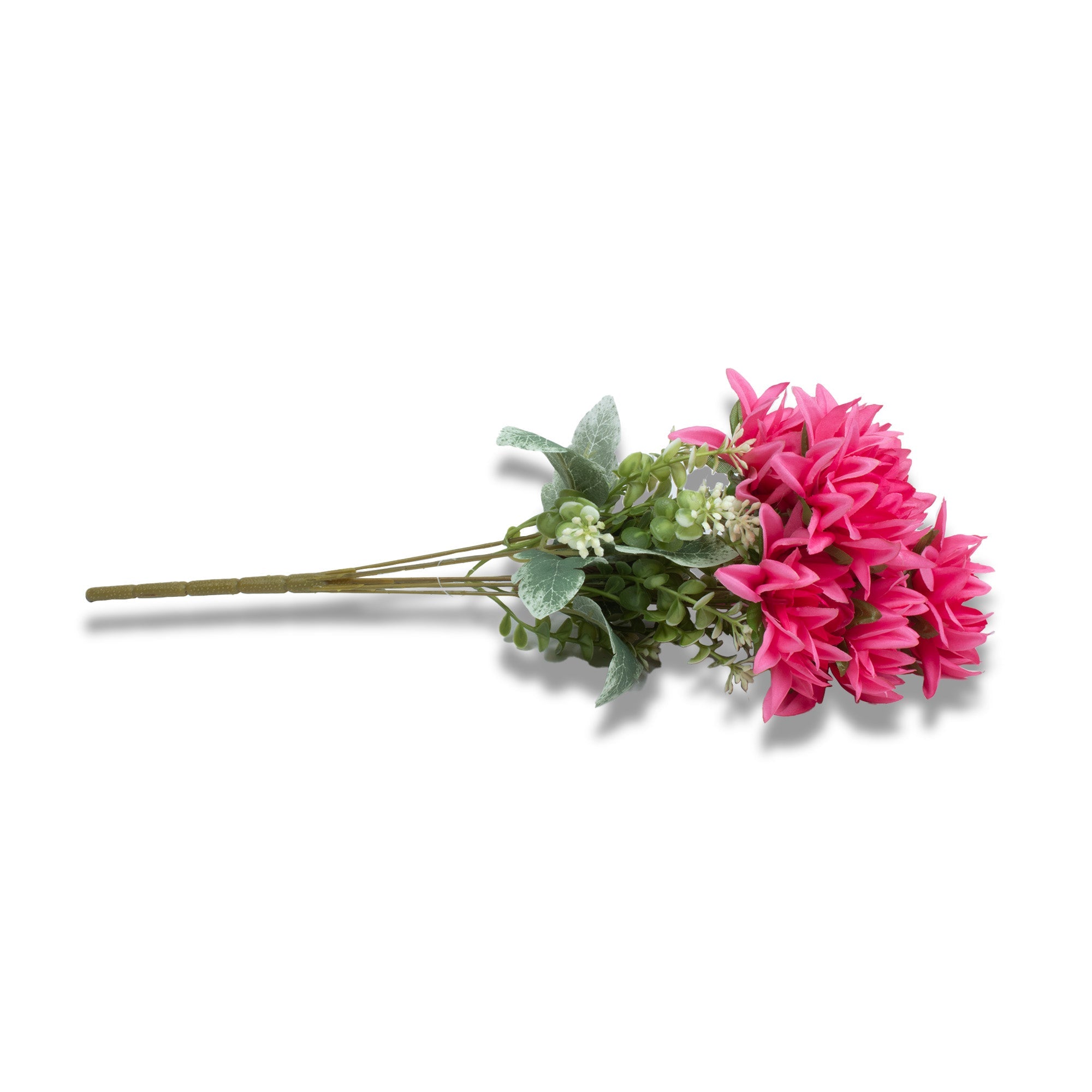Artificial Flower Dahlia Dark Pink 17inch 1Sprig