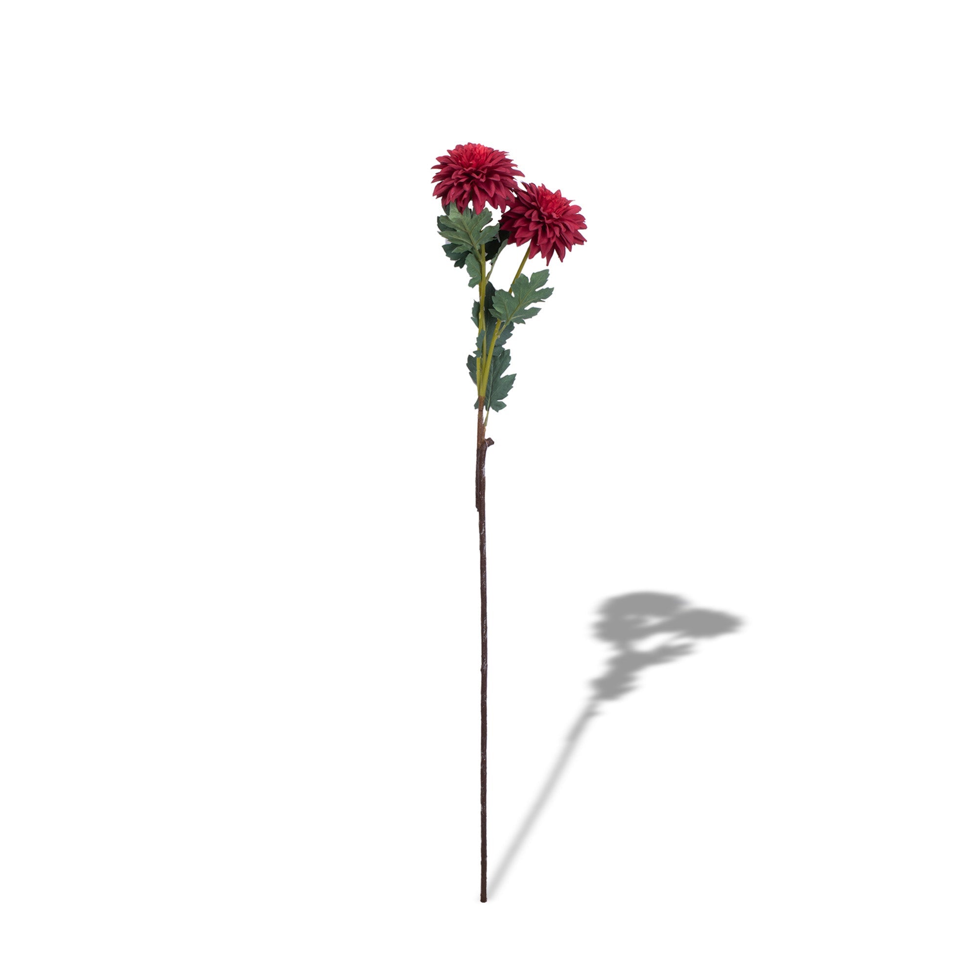 Artificial Flower Dahlia Maroon 37inch 1Stem