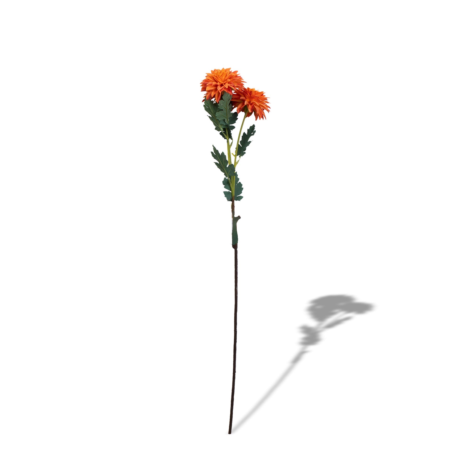 Artificial Flower Dahlia Orange 37inch 1Stem
