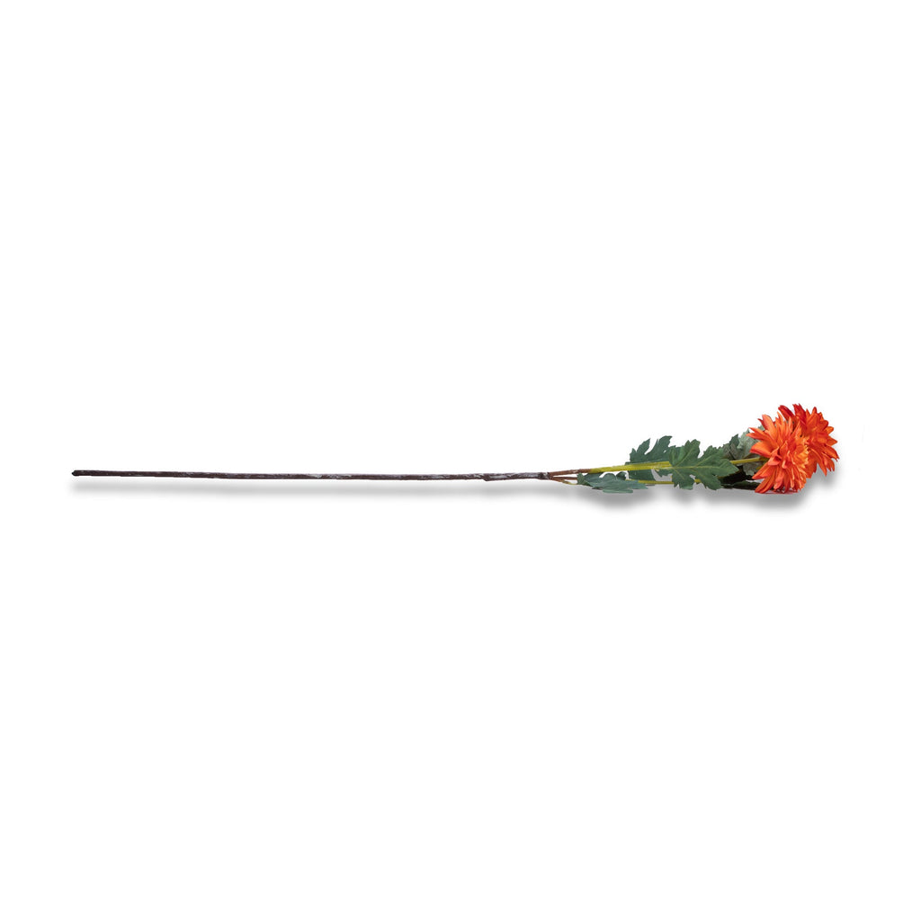 Artificial Flower Dahlia Orange 37inch 1Stem