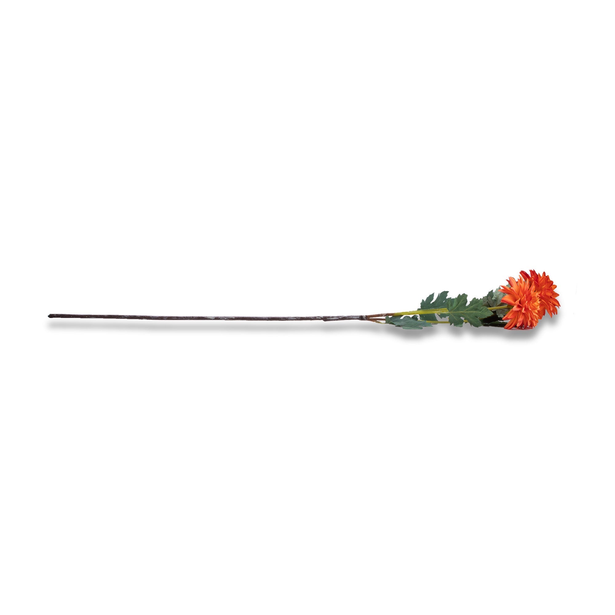 Artificial Flower Dahlia Orange 37inch 1Stem