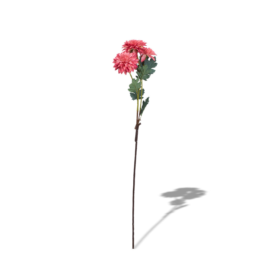 Artificial Flower Dahlia Maroon Blend 37inch 1Stem