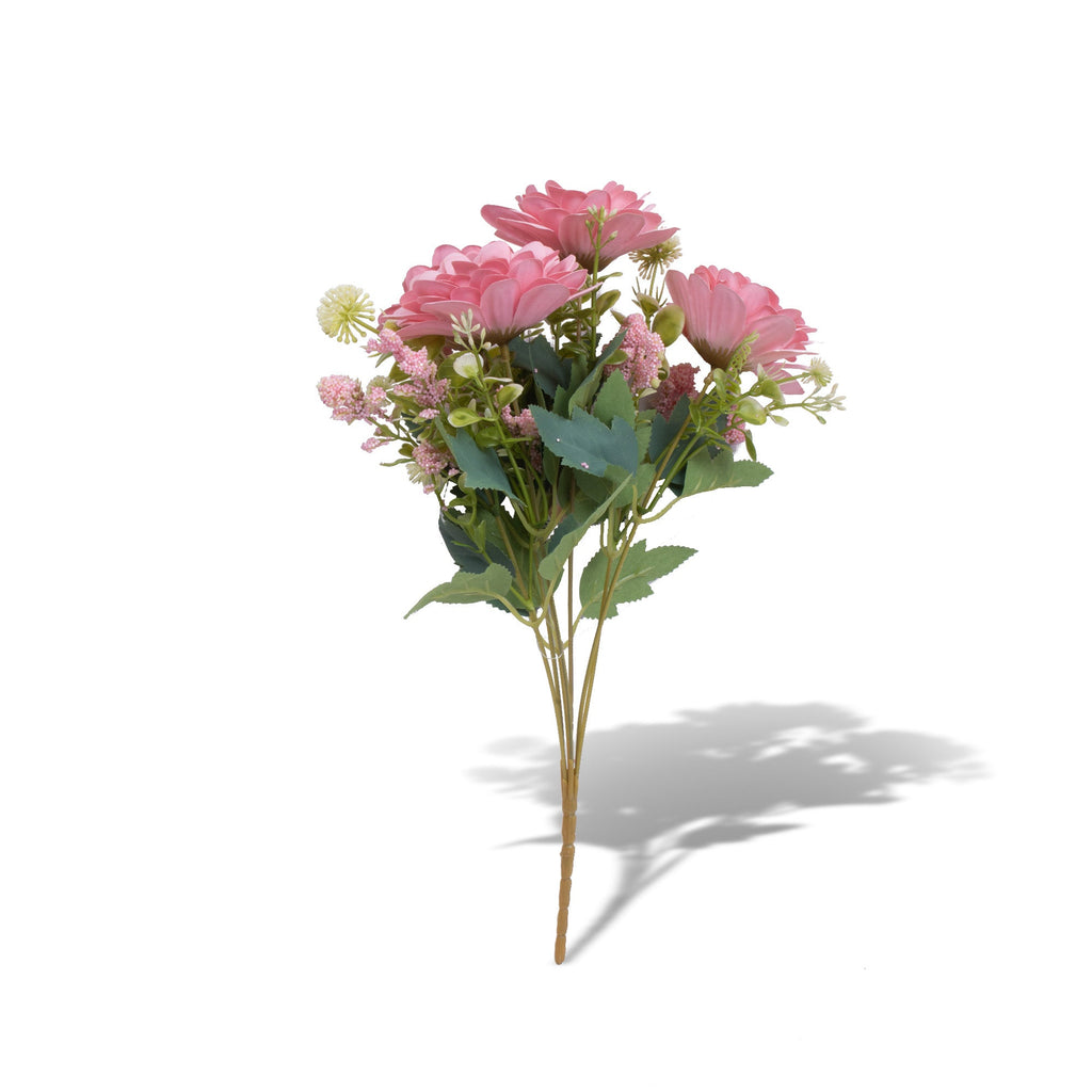 Artificial Flower Dahlia Flamingo 12inch 1Sprig