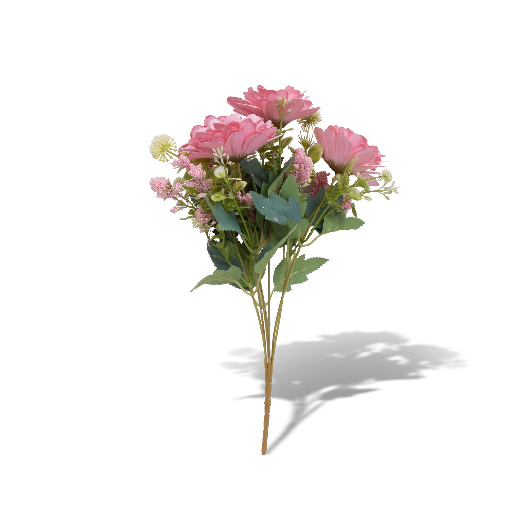 Artificial Flower Dahlia Flamingo 12inch 1Sprig