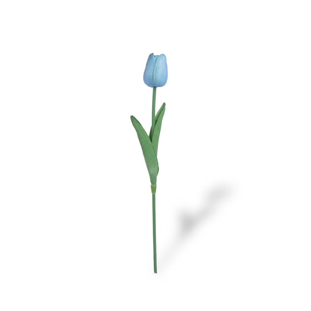 Artificial Flower Tulip Blue 13inch 1pc