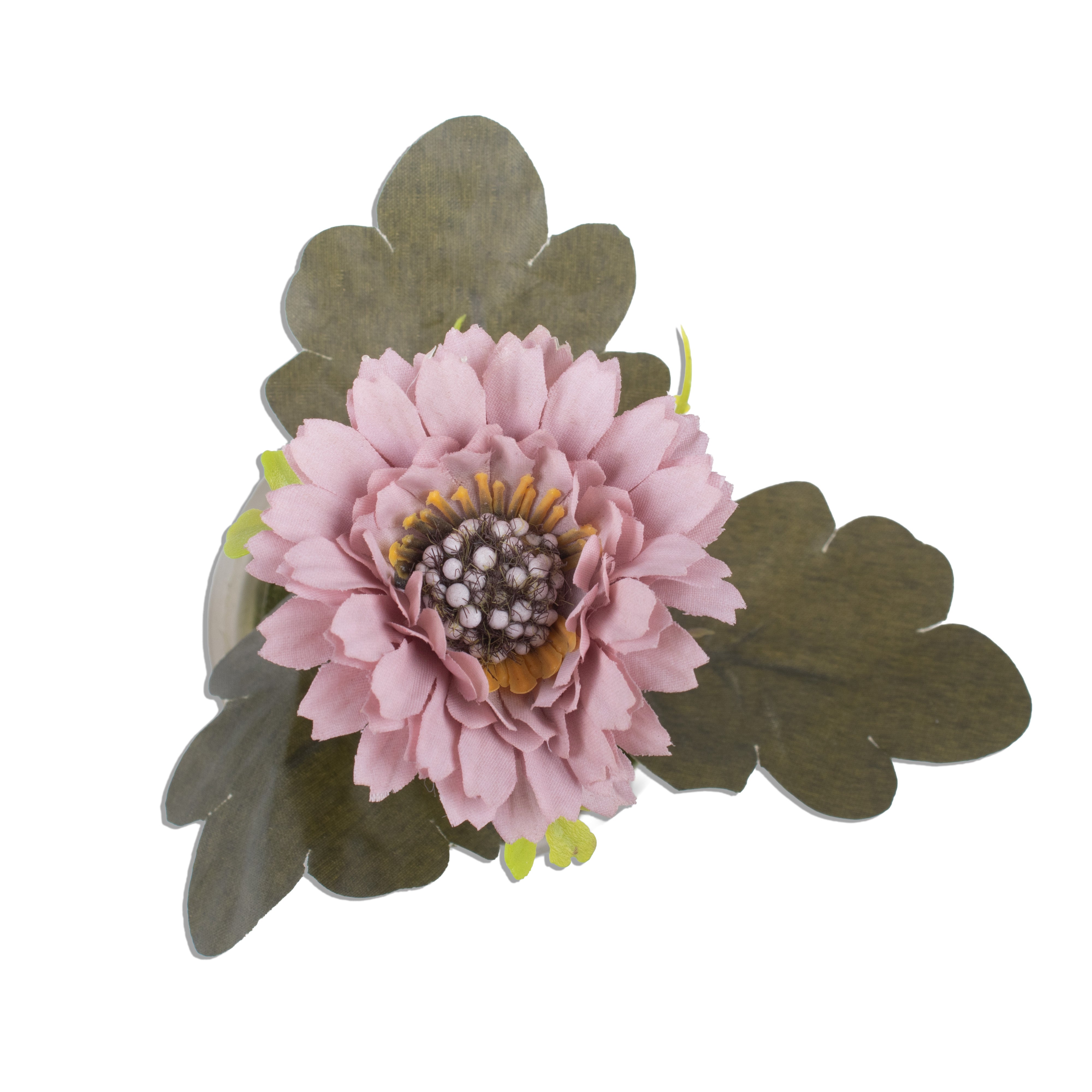 Artificial Flower in Ceramic Pot Peony Dusty Lavender 6X4inch 1pc
