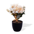 Artificial Flower in Pot Rose and Daisy Yellow 9.5X6.5inch 1pc