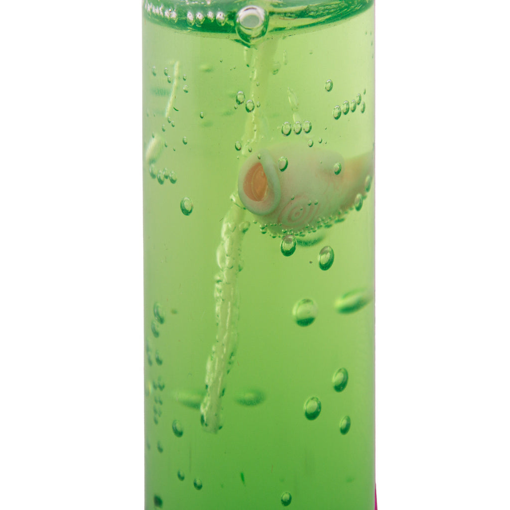 Scented Glass Gel Candle Green 8cm X 2.5cm 1pc
