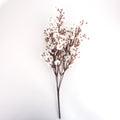 Artificial Flower Baby's Breath Silk White 5 Branches 35cm 1 Bunch