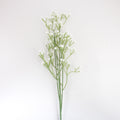 Artificial Flower Baby's Breath Silk White 4 Branches 65cm 1 Bunch