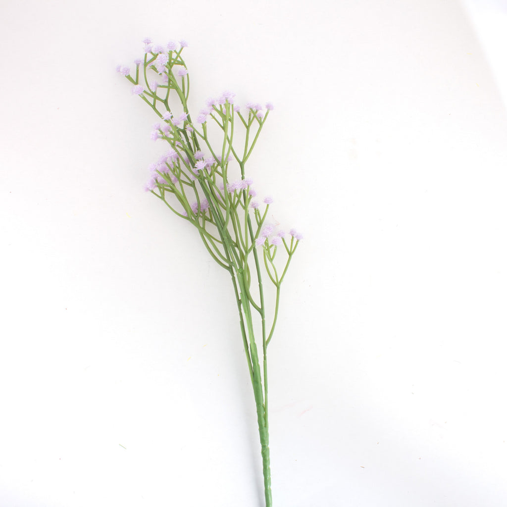 Artificial Flower Baby's Breath Silk Light Purple 4 Branches 65cm1 Bunch