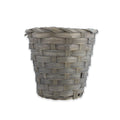 Bamboo Gift Basket Mini 10 x 11cm Dark Grey 1pc