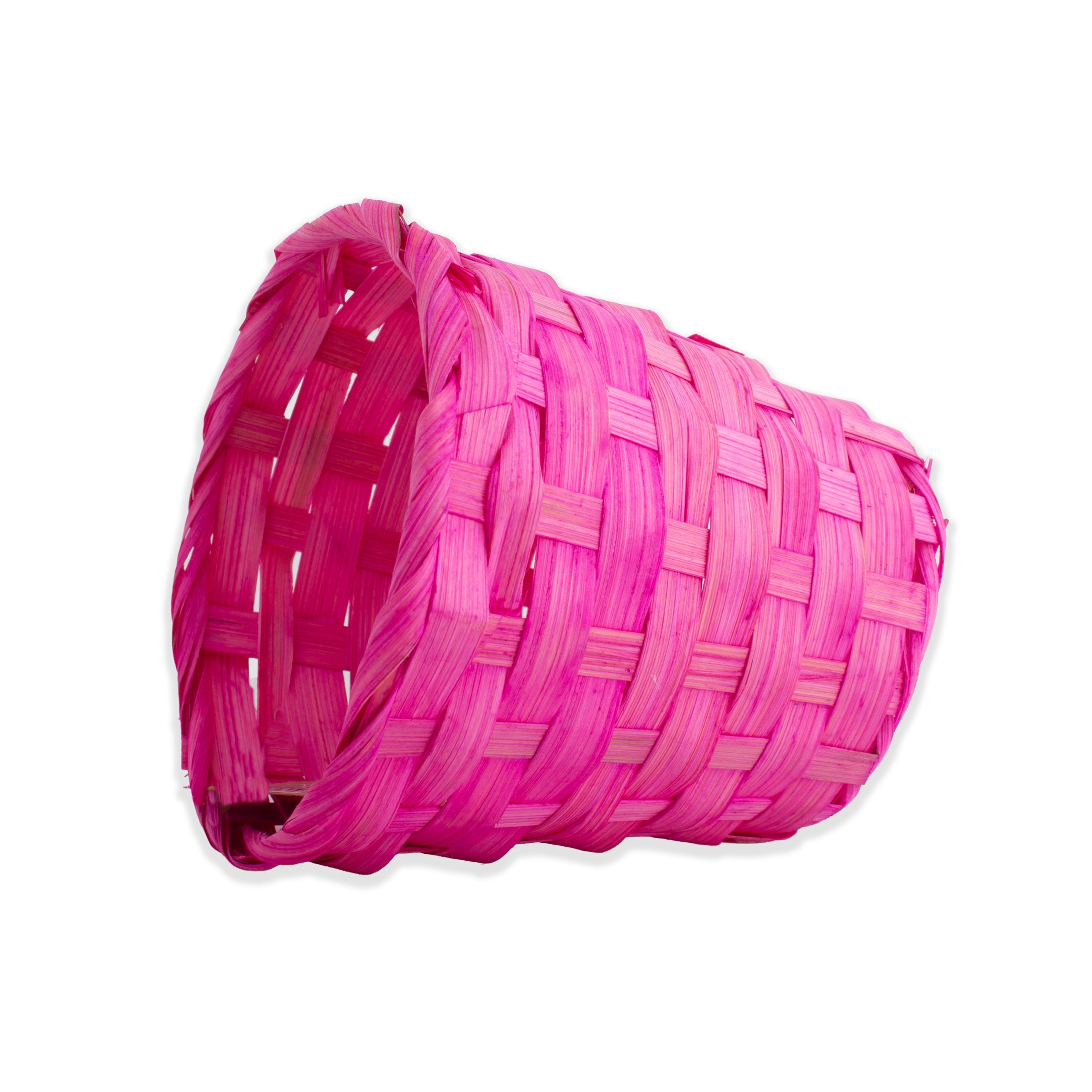 Bamboo Gift Basket Mini 10 x 11cm Purple 1pc
