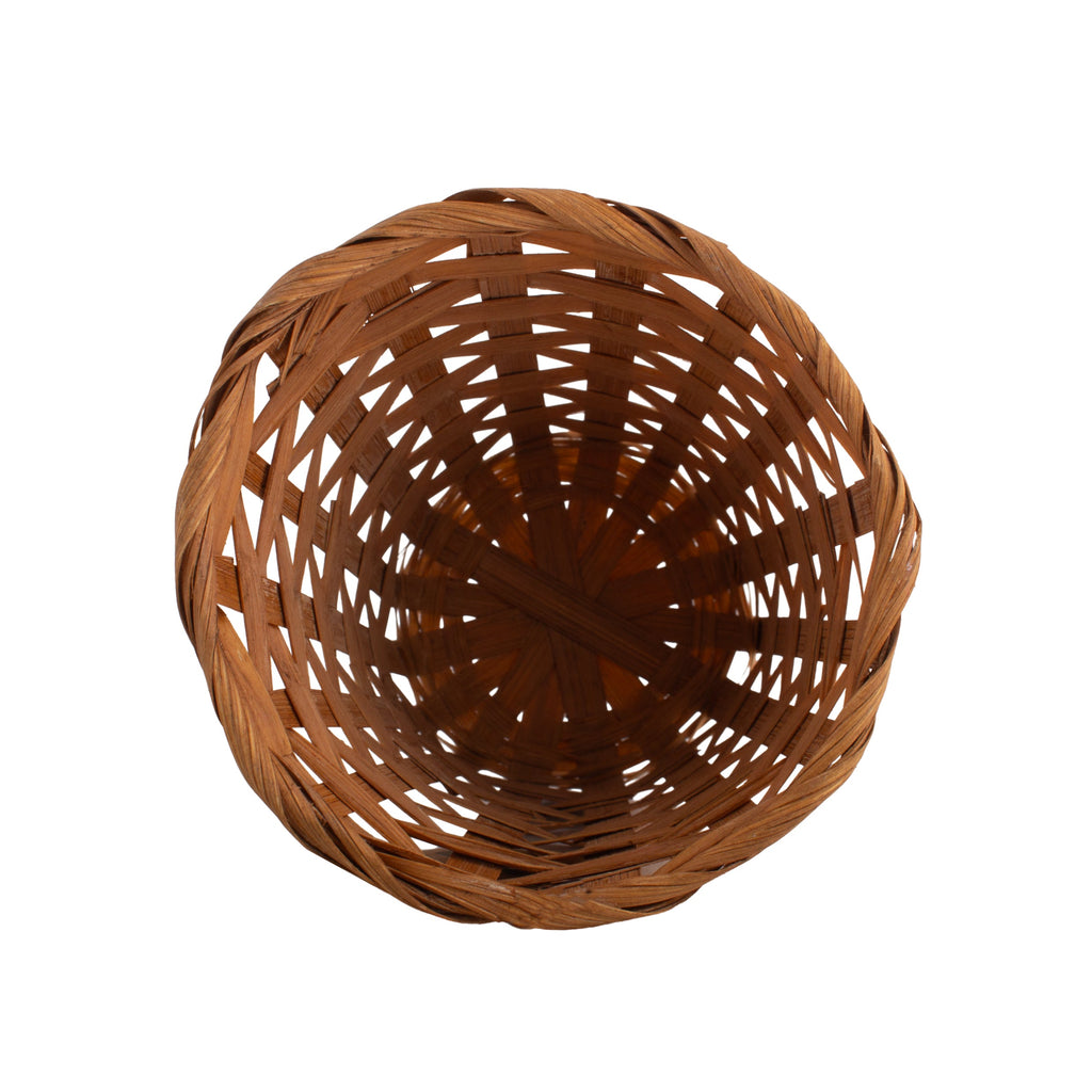Bamboo Gift Basket Mini 10 x 11cm Brown 1pc