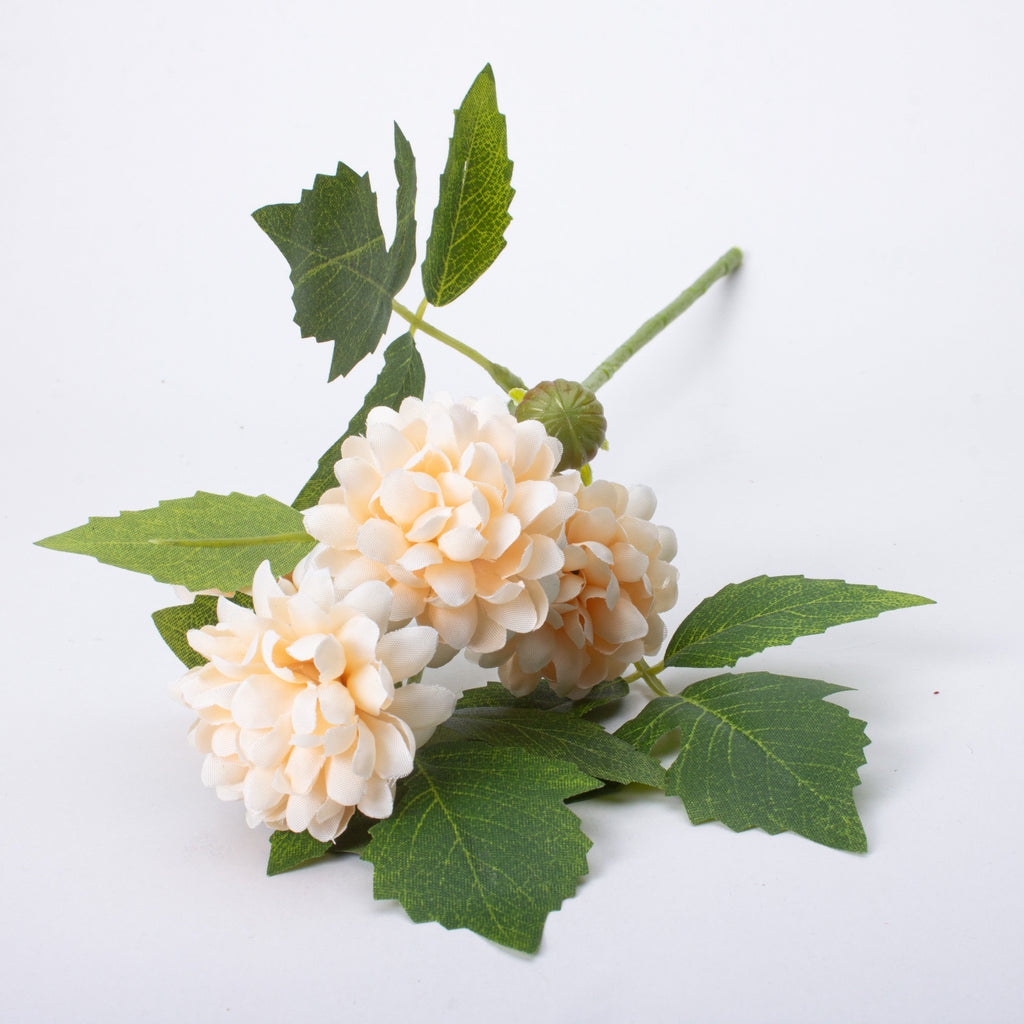 Artificial Flower Dahlia 16cm Cream 1pc