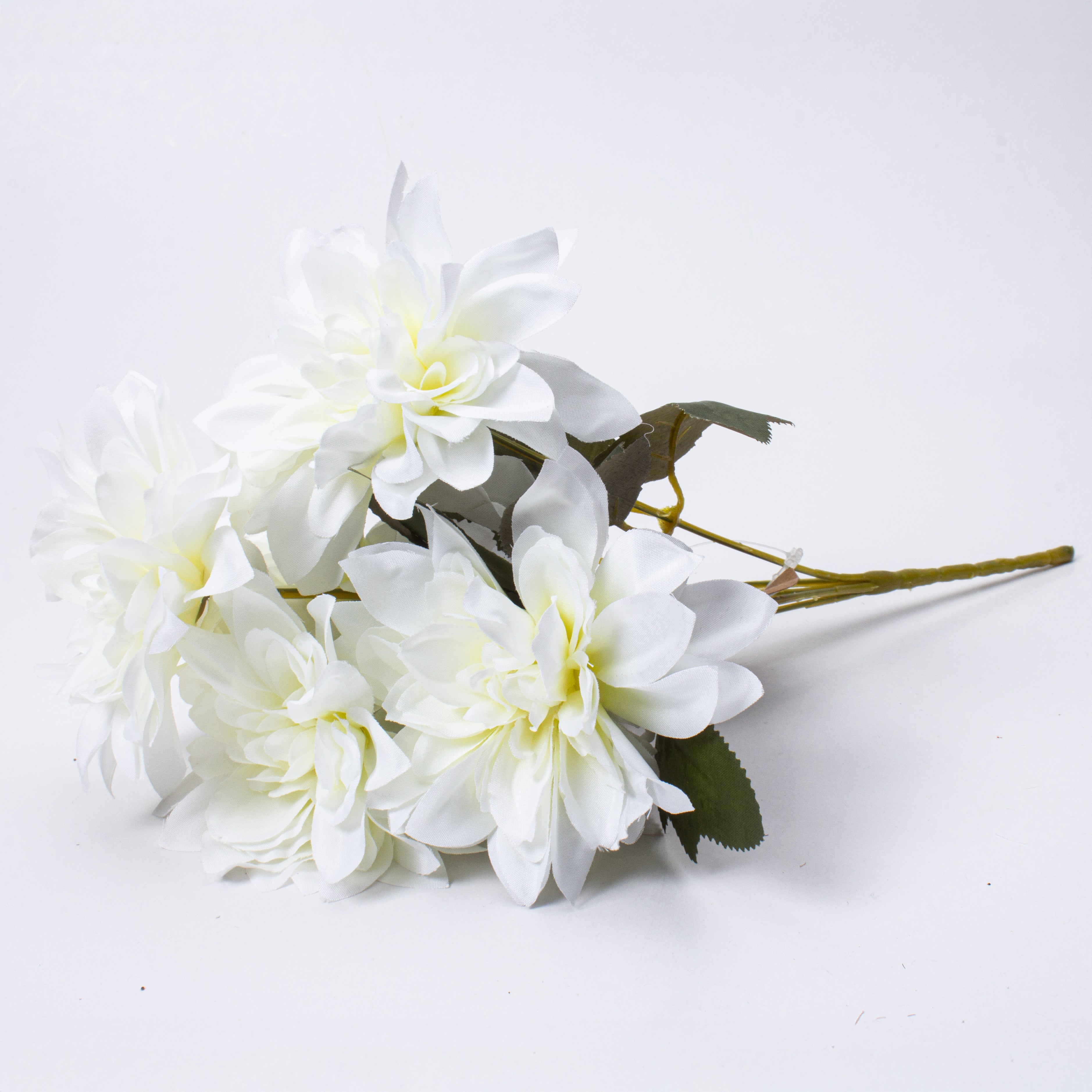 Artificial Flower Dahlia 28cm White 1pc