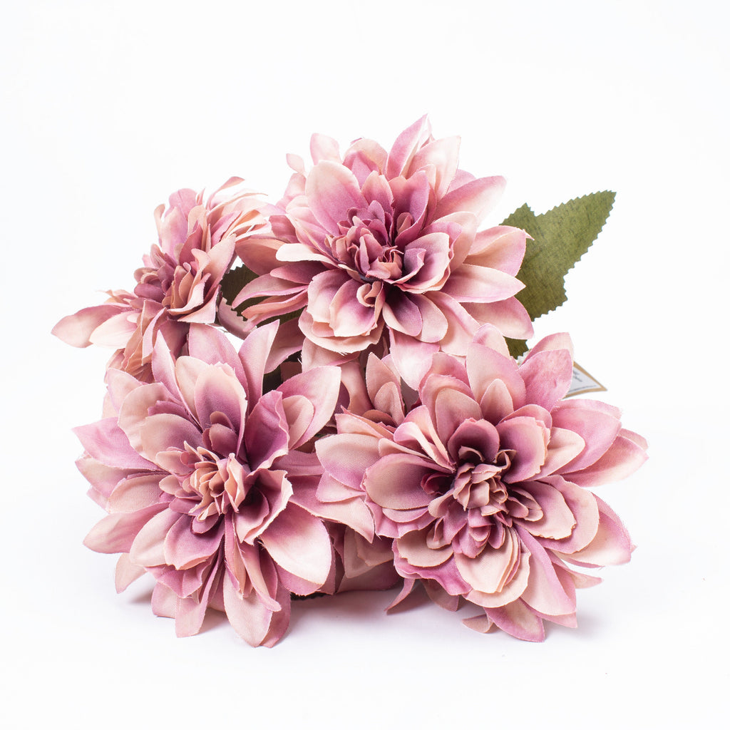 Artificial Flower Dahlia 28cm Dusty Pink 1pc