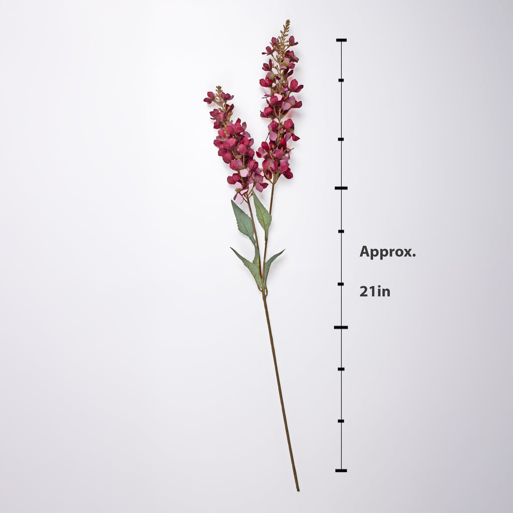 Artificial Flower Cherry Blossom 94cm Maroon 1pc