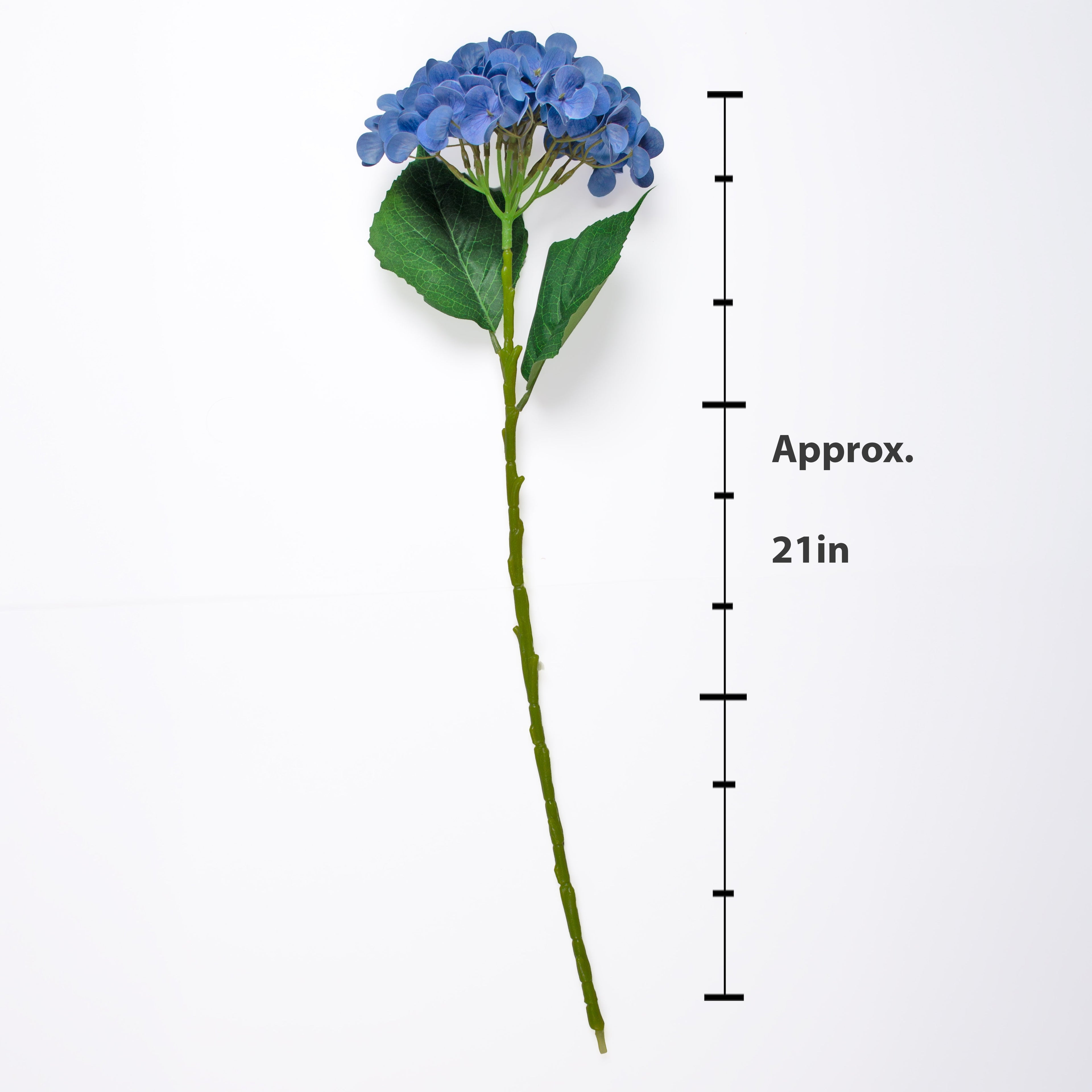 Artificial Flower Hydrangea 16cm Blue 1stem