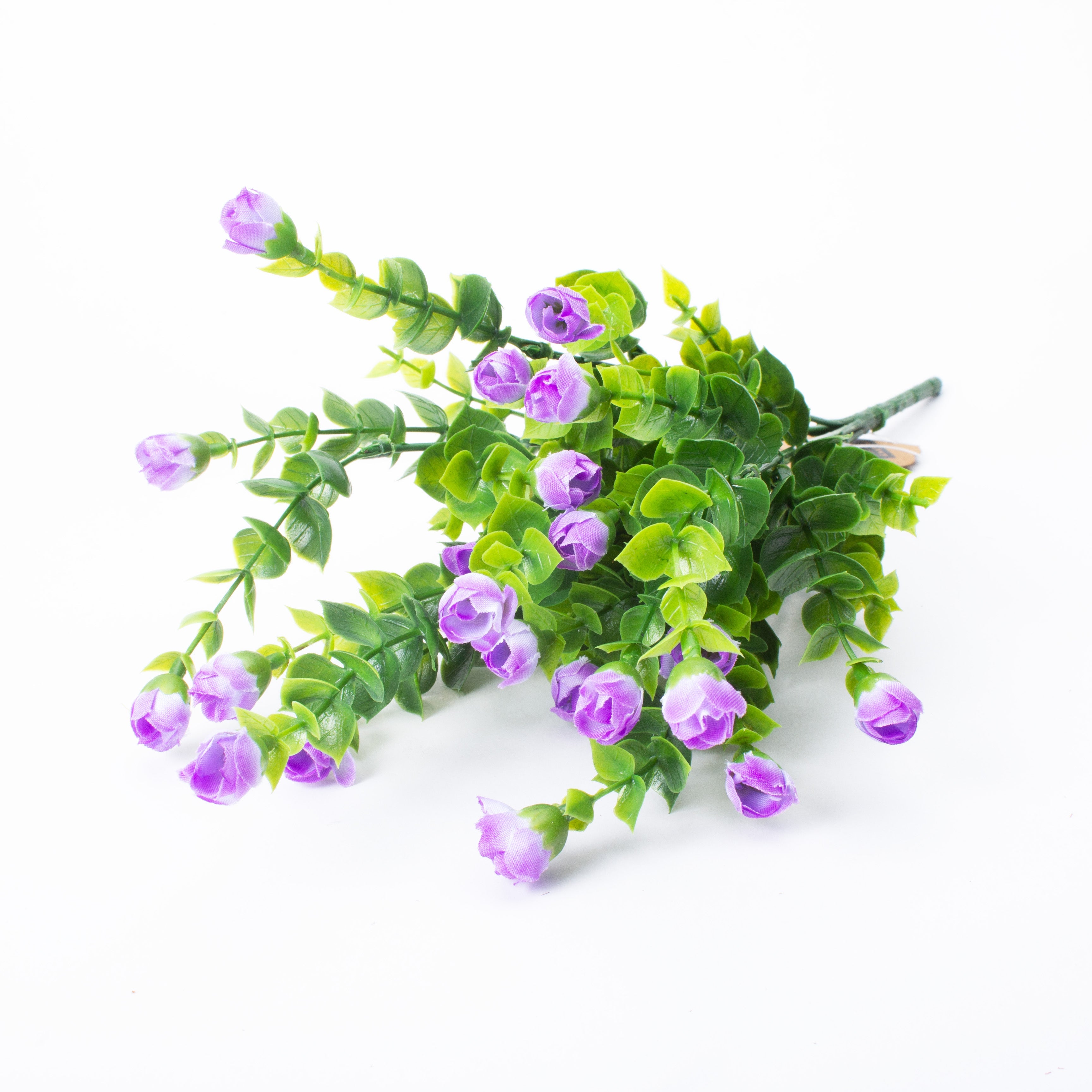 Artificial Flower Mini Rose 8cm Light Purple 1 Bunch