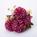 Artificial Flower Dahlia 12inch Purple 1 Bunch