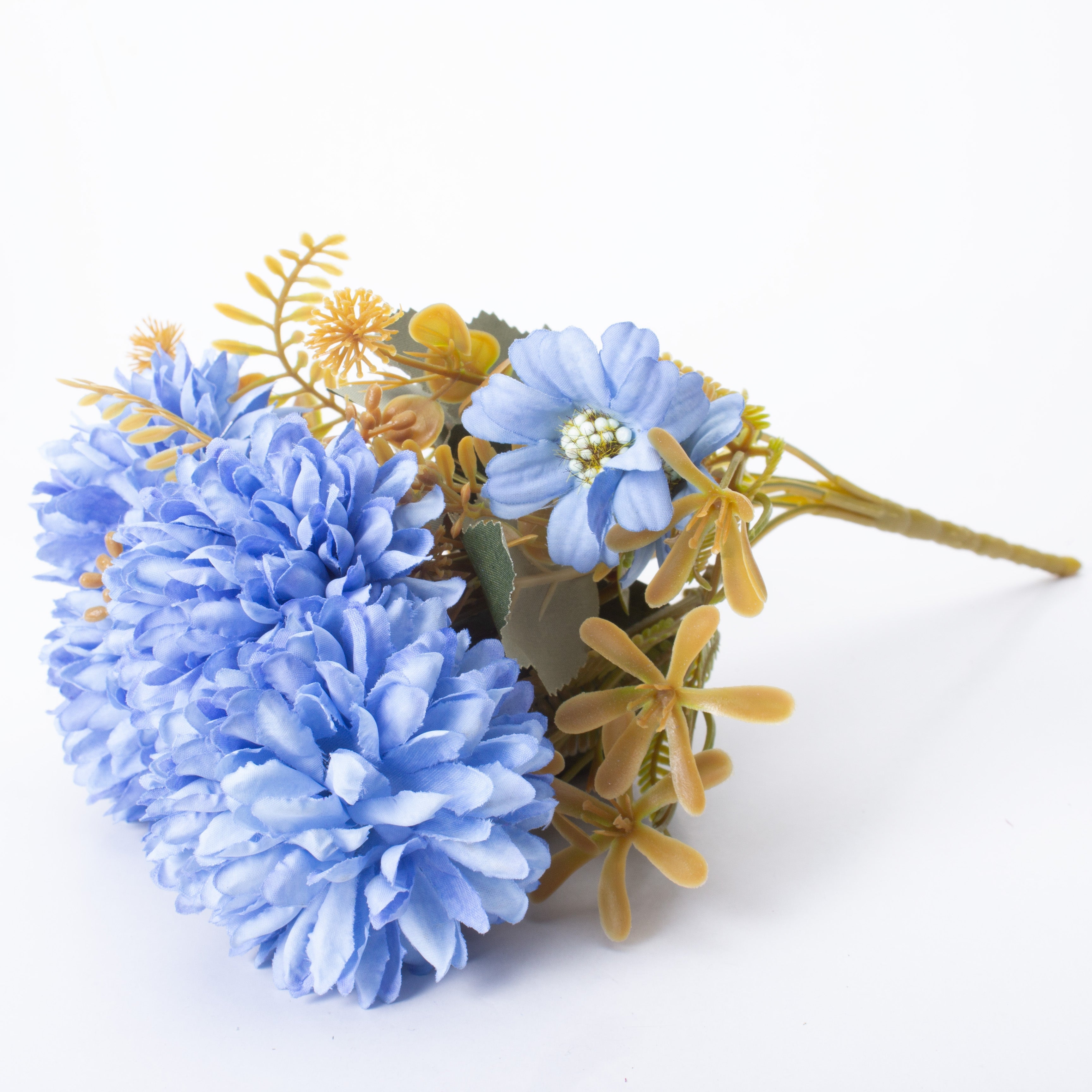 Artificial Flower Dahlia 12inch Blue 1 Bunch