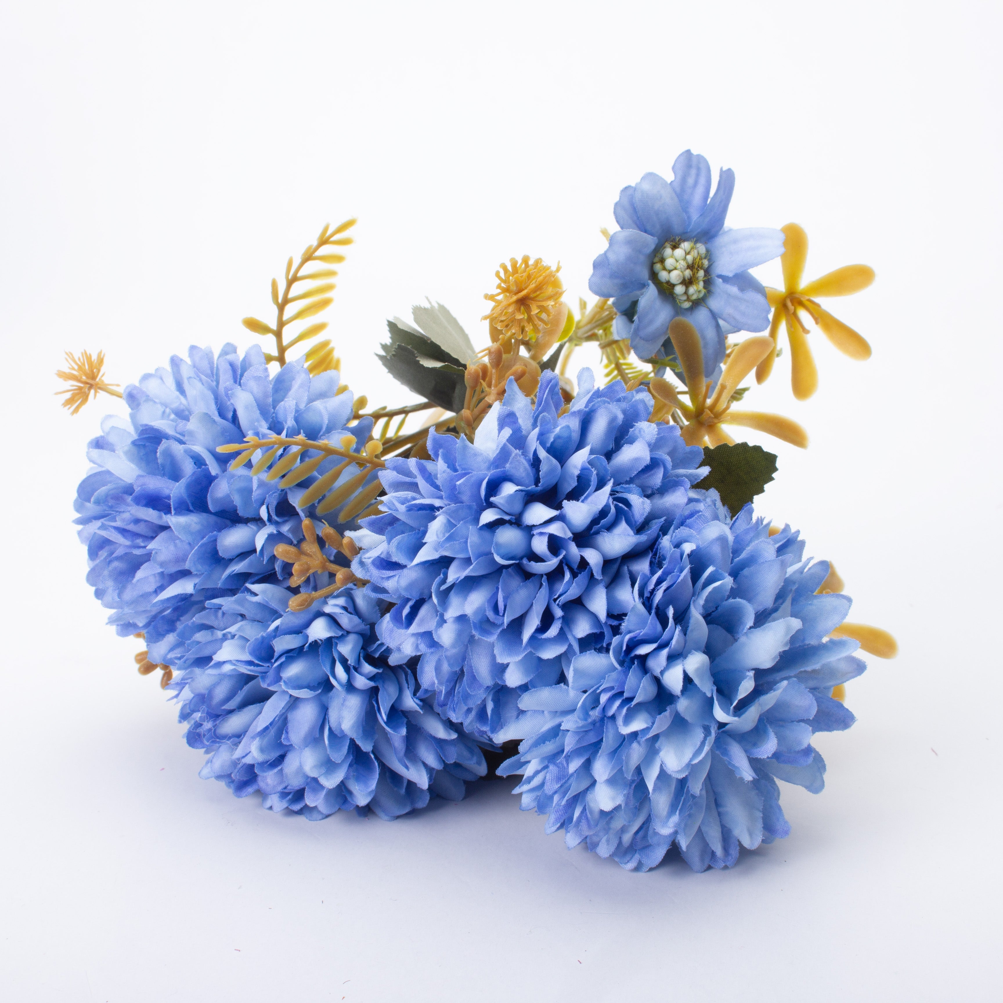 Artificial Flower Dahlia 12inch Blue 1 Bunch