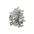 Jewellery Findings Metal Spacer Bead Circle Silver 5gm