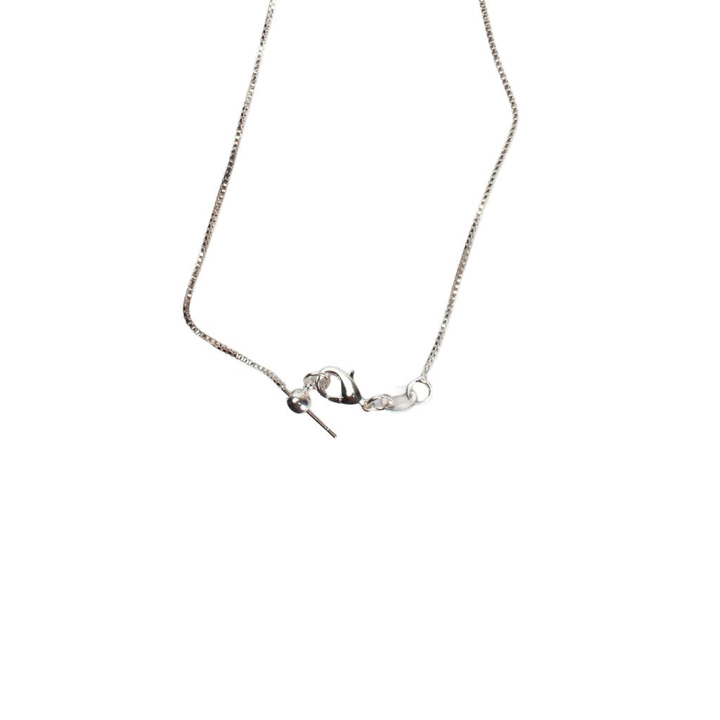 Ready-to-Wear Adjustable Box Chain Bracelet with Slider Clasp - Silver, Approx Thickness 0.8mm Length 19.05cm
