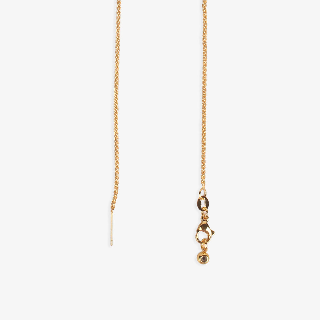 Ready-to-Wear Adjustable Wheat Chain Bracelet with Slider Clasp - Gold, Approx Thickness 1mm Length 19.05cm