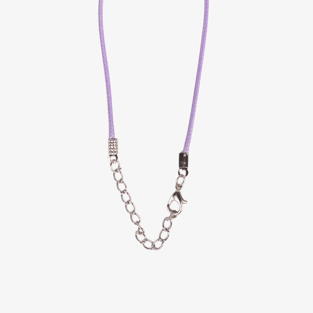 Ready-to-Wear Bracelet Cord With Clasp Lavender, Approx Thickness 1.5mm Length 25cm