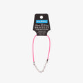 Ready-to-Wear Bracelet Cord With Clasp Deep Pink, Approx Thickness 1.5mm Length 25cm