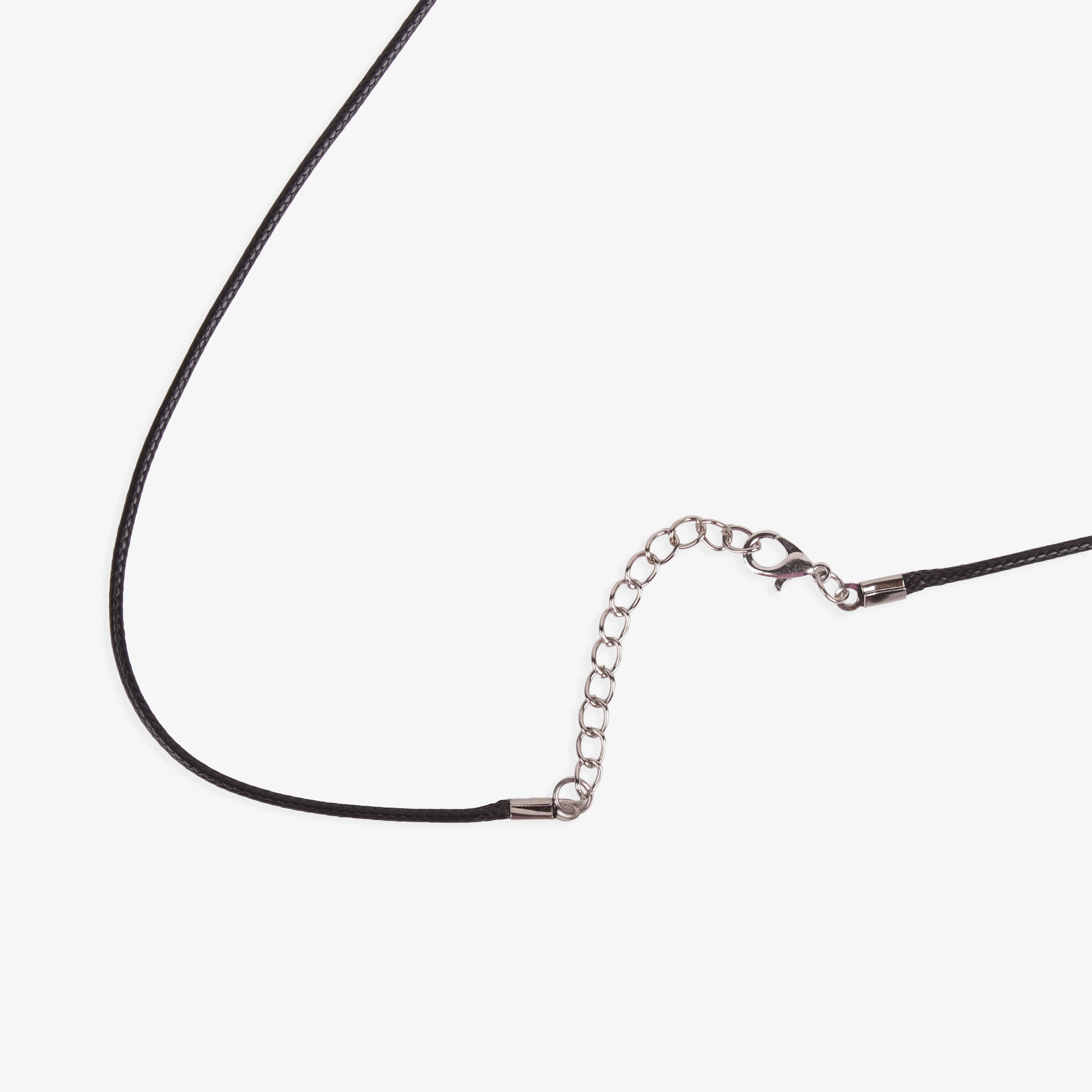 Ready-to-Wear Necklace Cord With Clasp Black, Approx Thickness 1.5mm Length 50cm