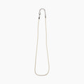 Ready-to-Wear Necklace Cord With Clasp Beige, Approx Thickness 1.5mm Length 50cm
