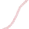 Crackle Glass Beads Light Pink 8mm 35 Beads 1string
