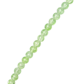 Crackle Glass Beads Parrot Green 8mm 35 Beads 1string