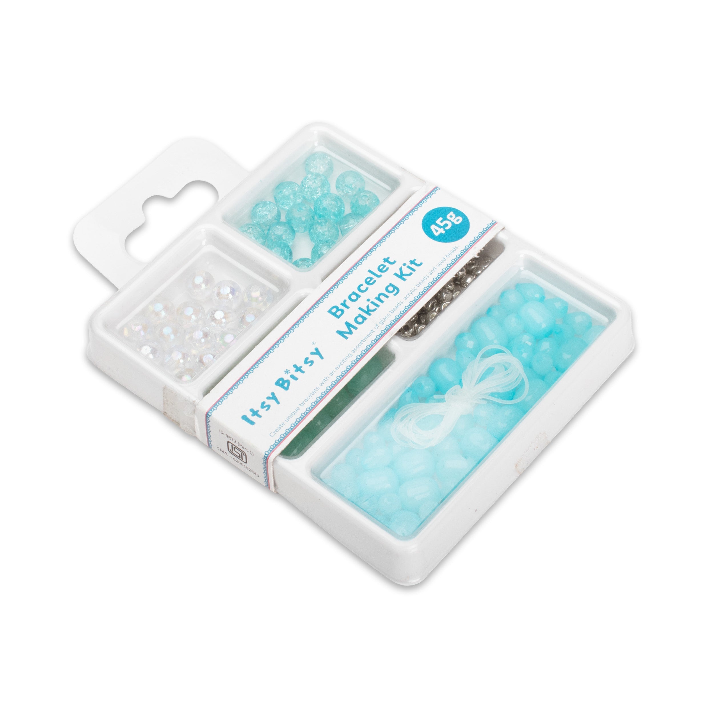My Bead Studio Bracelet Making Kit Aqua Dream 5 Compartments Blister