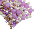 My Bead Studio Assorted Beads Misty Purple 30gm 1PC